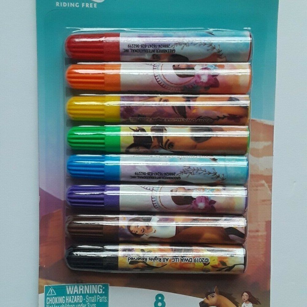 DreamWorks Spirit Riding Free 8 Markers 2019 Peach